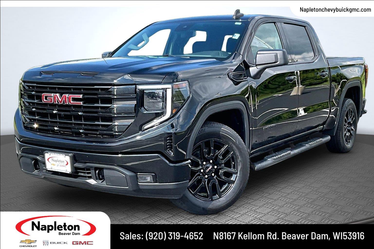 Onyx Black 2023 GMC Sierra 1500 Pickup Truck Four-Wheel Drive 8-Speed Automatic