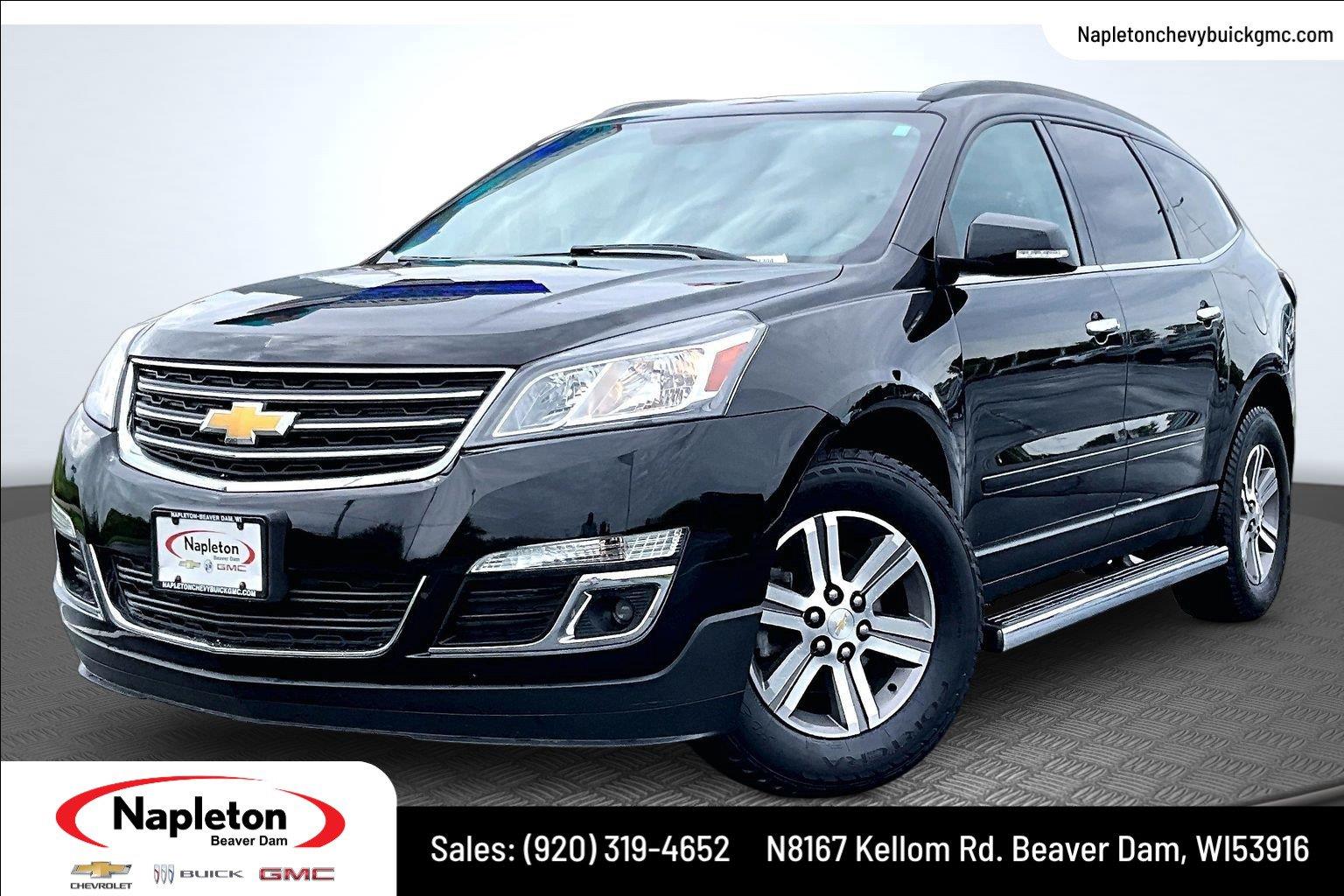 Mosaic Black Metallic 2016 Chevrolet Traverse SUV / Crossover All-Wheel Drive 6-Speed Automatic