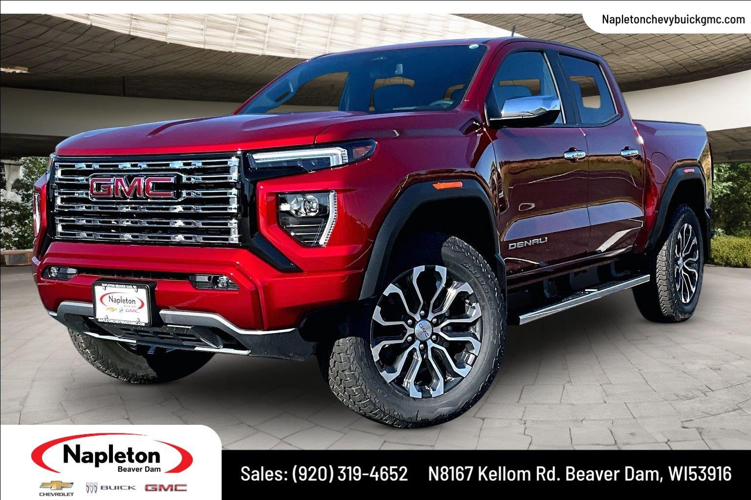Volcanic Red Tintcoat 2026 GMC Canyon Pickup Truck Four-Wheel Drive 8-Speed Automatic