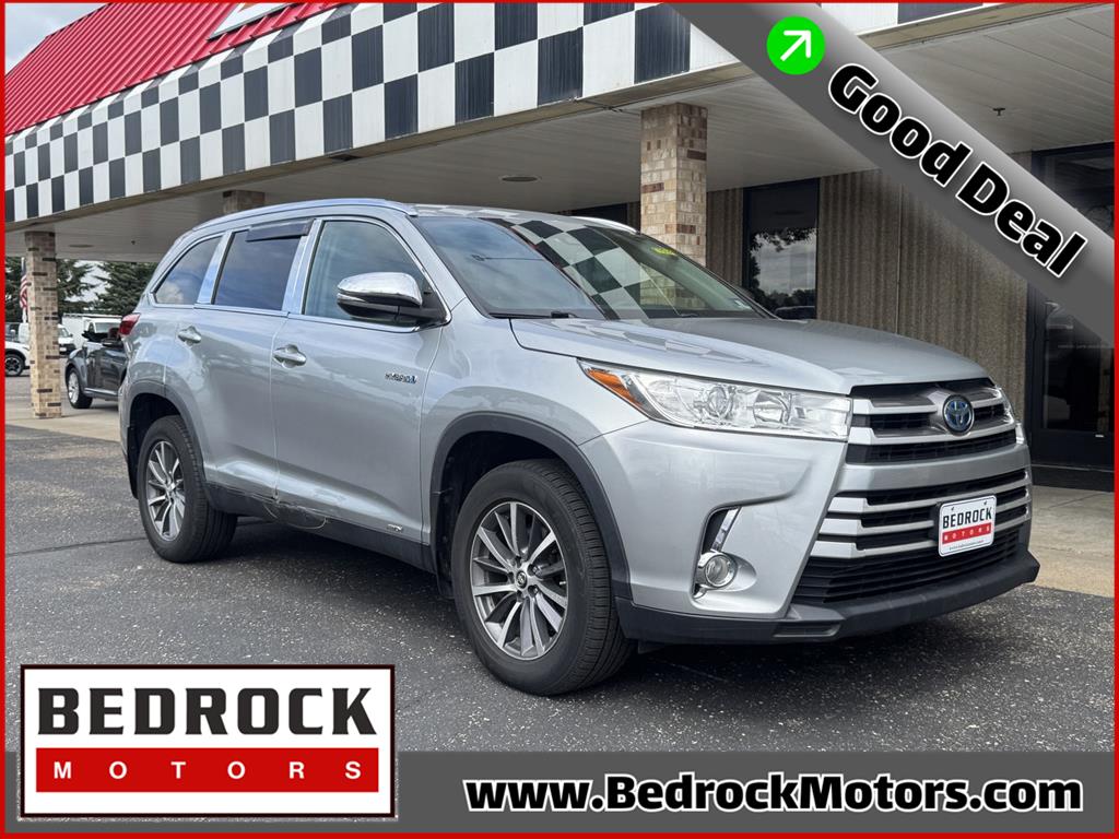 Celestial Silver Metallic 2019 Toyota Highlander Hybrid SUV / Crossover All-Wheel Drive Continuously Variable Transmission