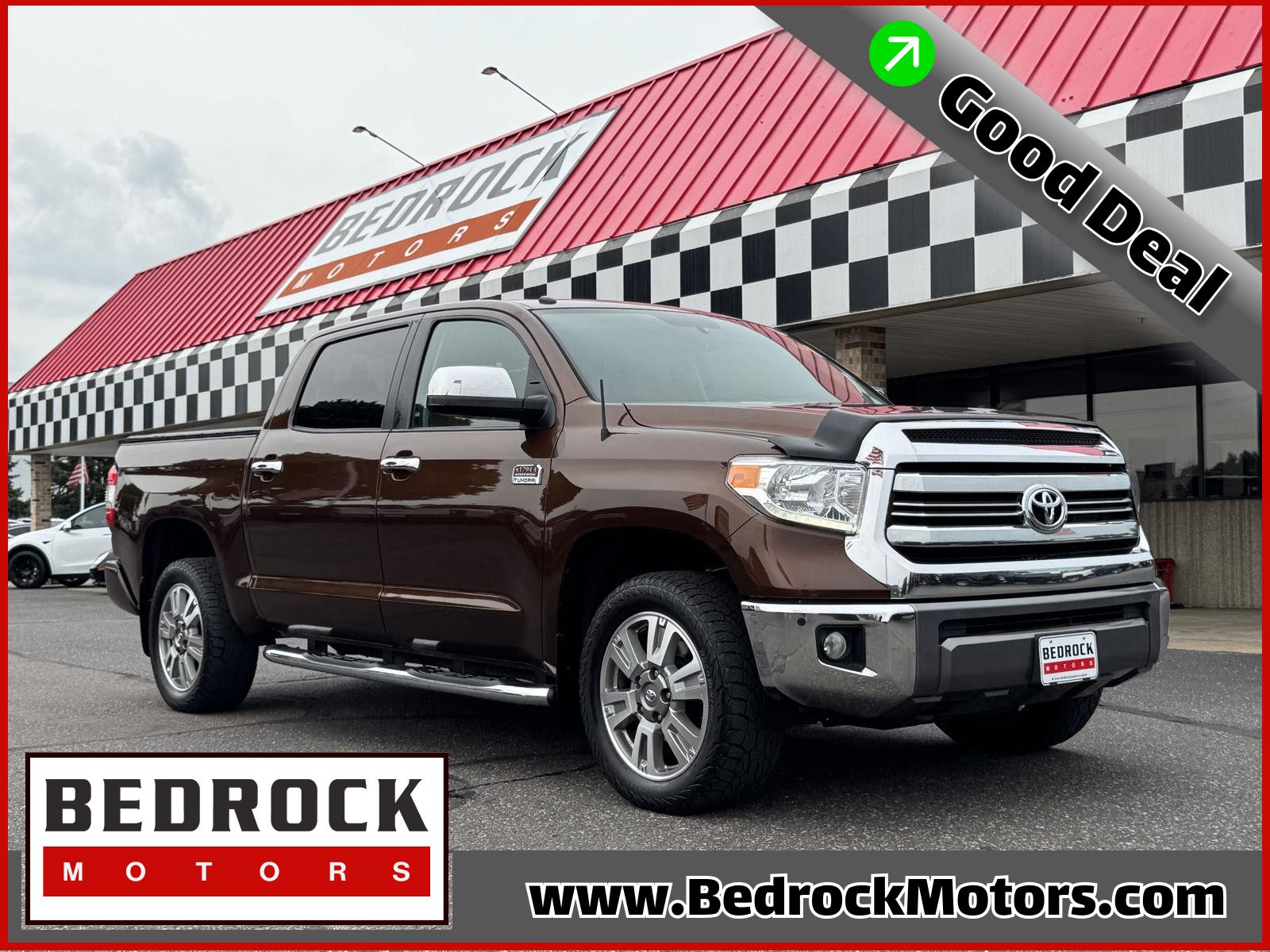 Sunset Bronze Mica 2017 Toyota Tundra Pickup Truck Four-Wheel Drive Automatic