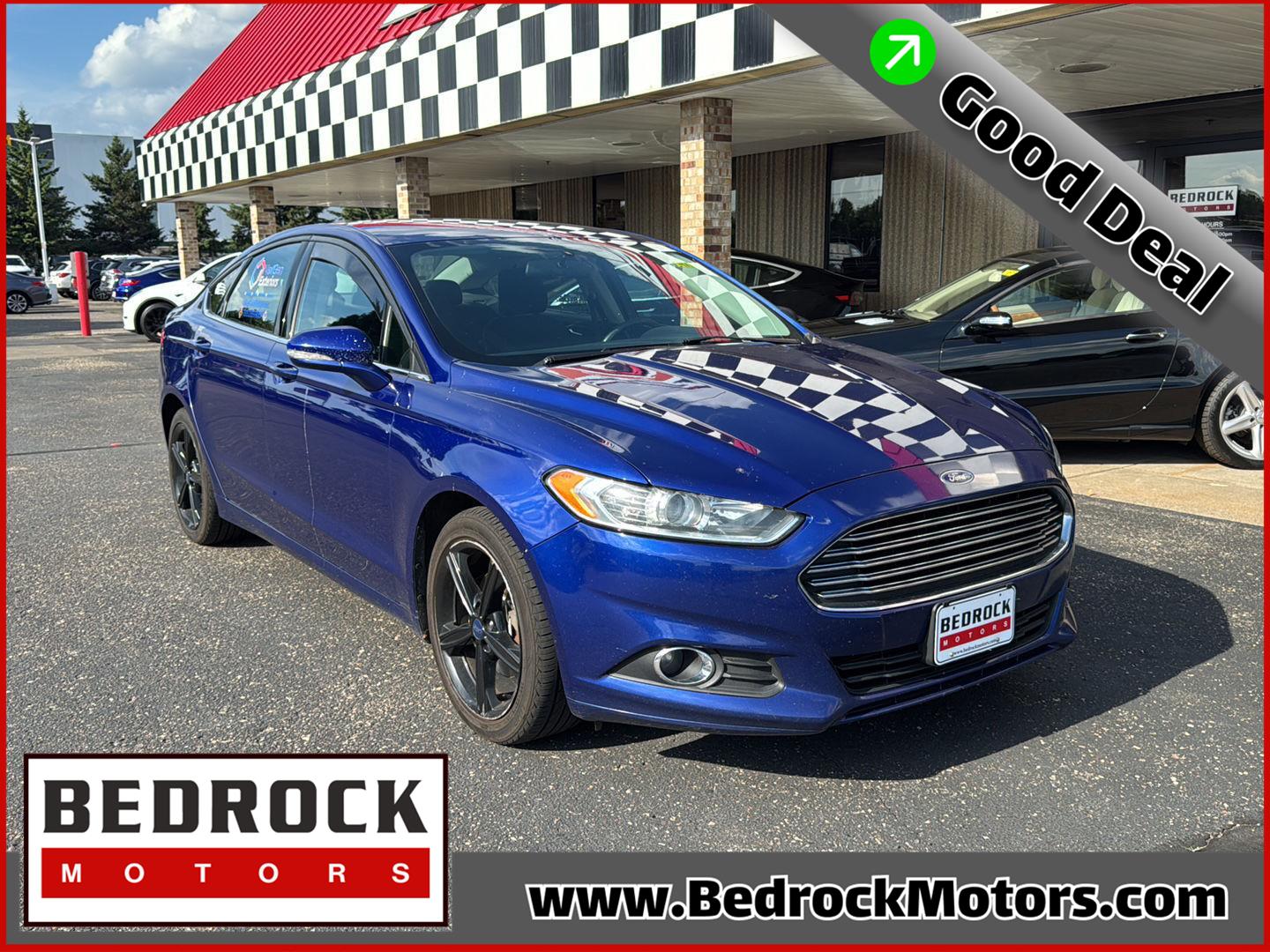Deep Impact Blue 2016 Ford Fusion Sedan All-Wheel Drive 6-Speed Automatic