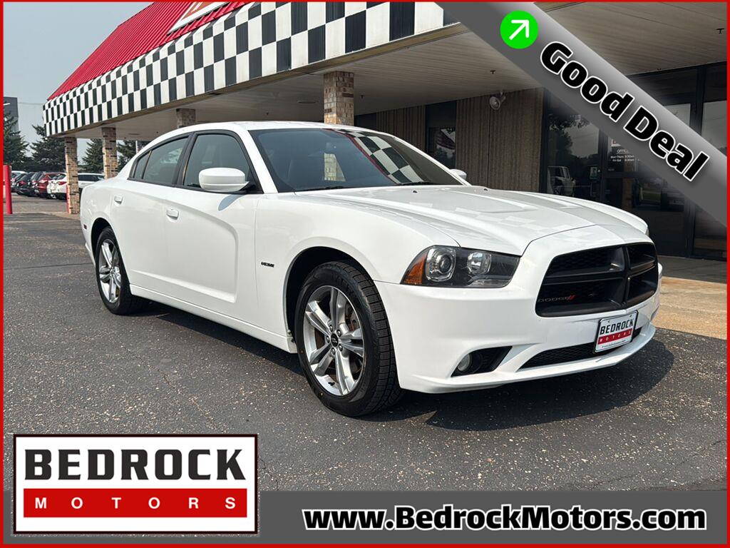 Bright White 2013 Dodge Charger Sedan All-Wheel Drive 5-Speed Automatic