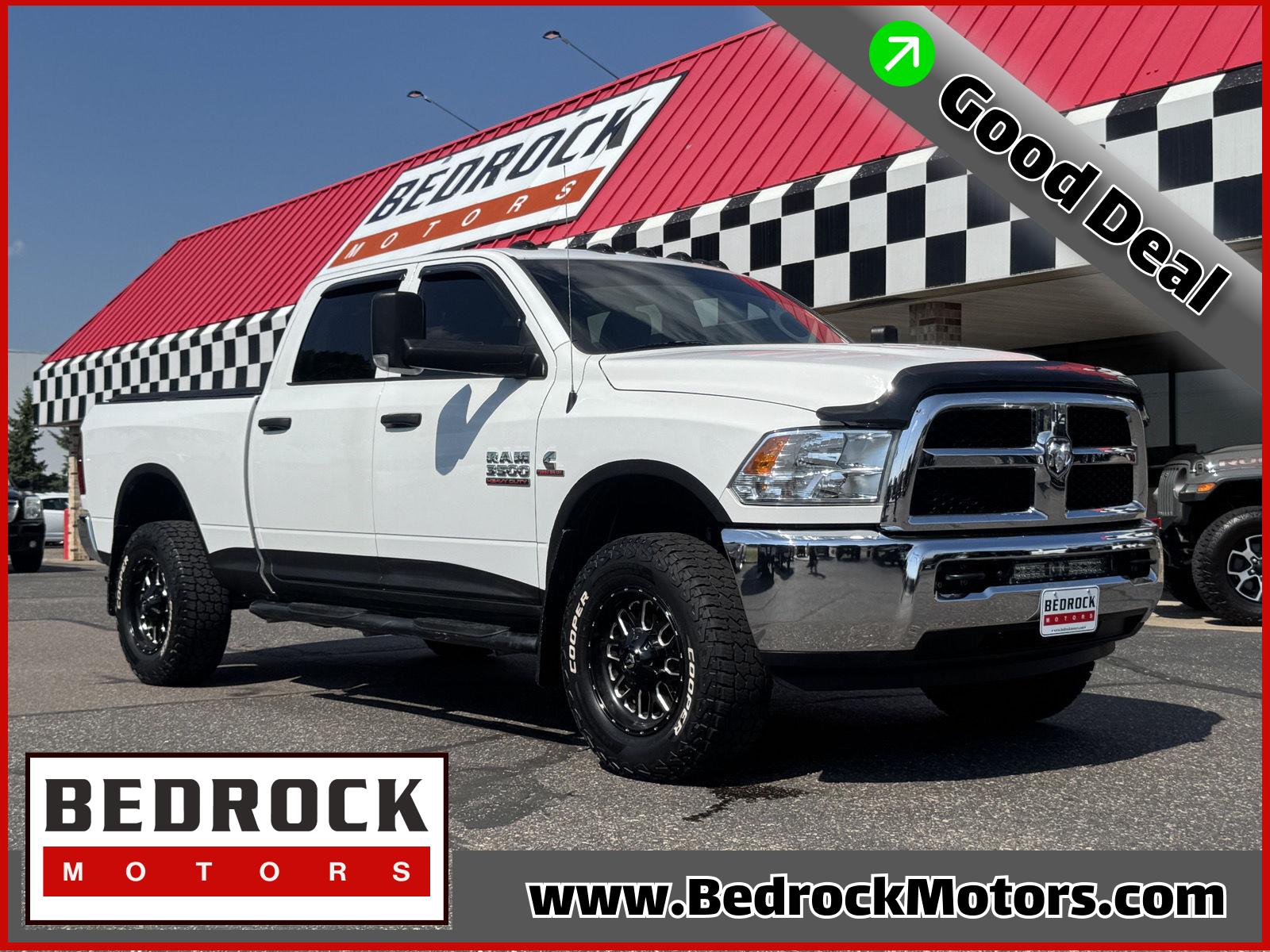 Bright White Clearcoat 2017 RAM 3500 Pickup Truck Four-Wheel Drive 6-Speed Automatic