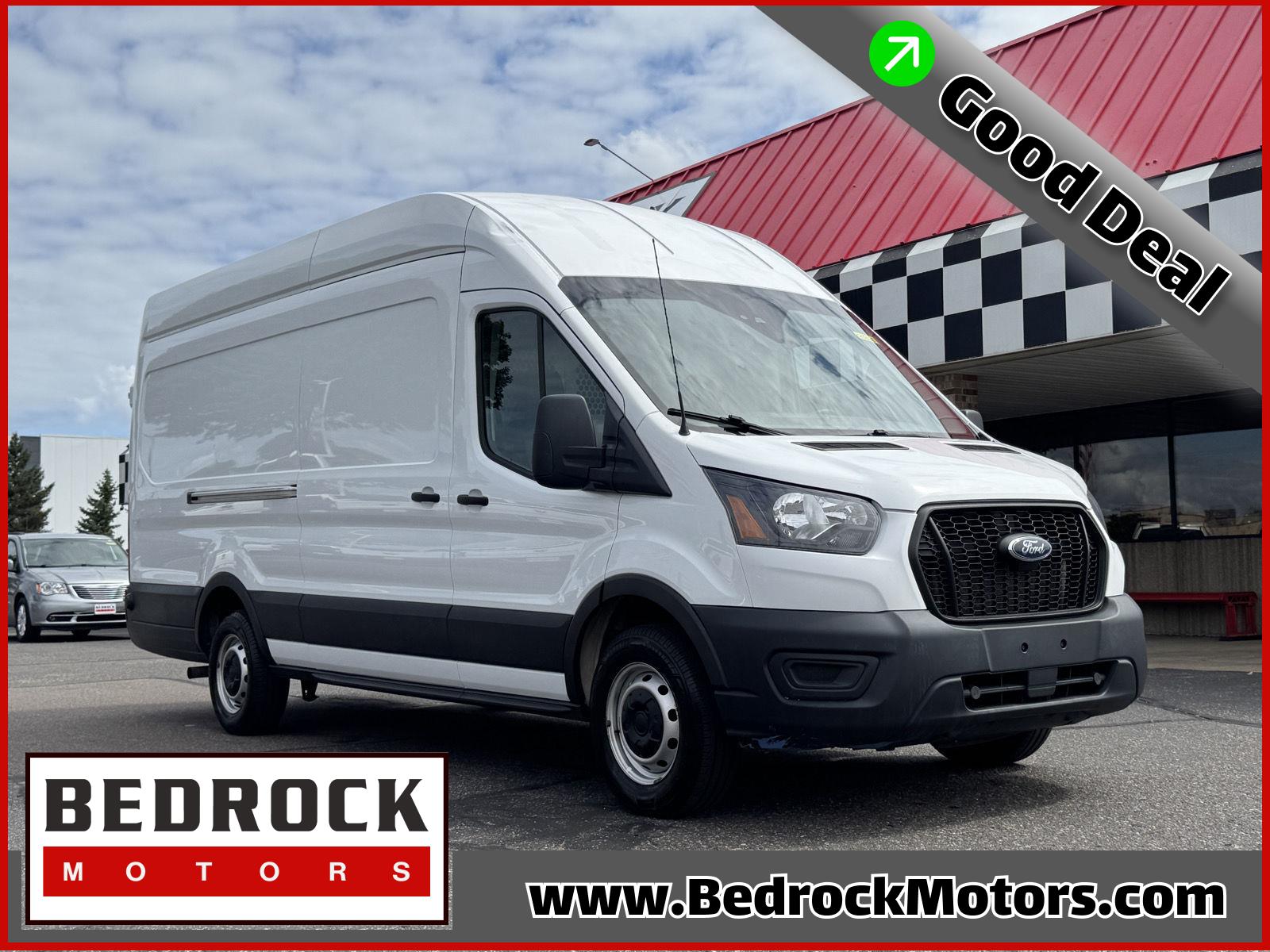 Oxford White 2023 Ford Transit Cargo Van Rear-Wheel Drive Automatic