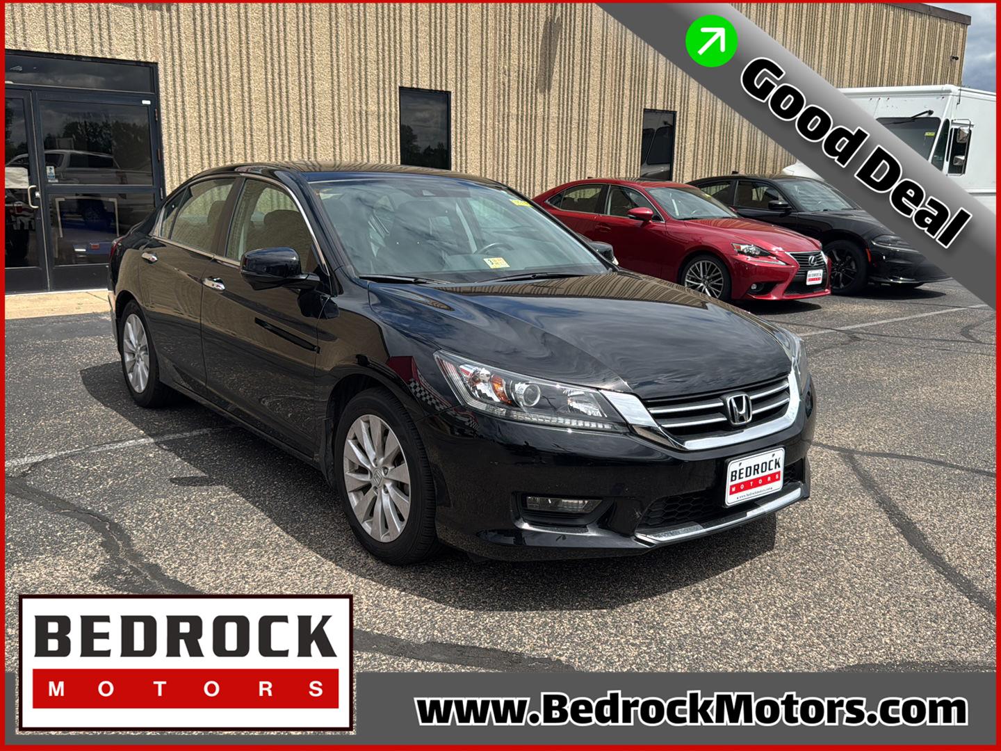 Crystal Black Pearl 2014 Honda Accord Sedan Front-Wheel Drive Continuously Variable Transmission