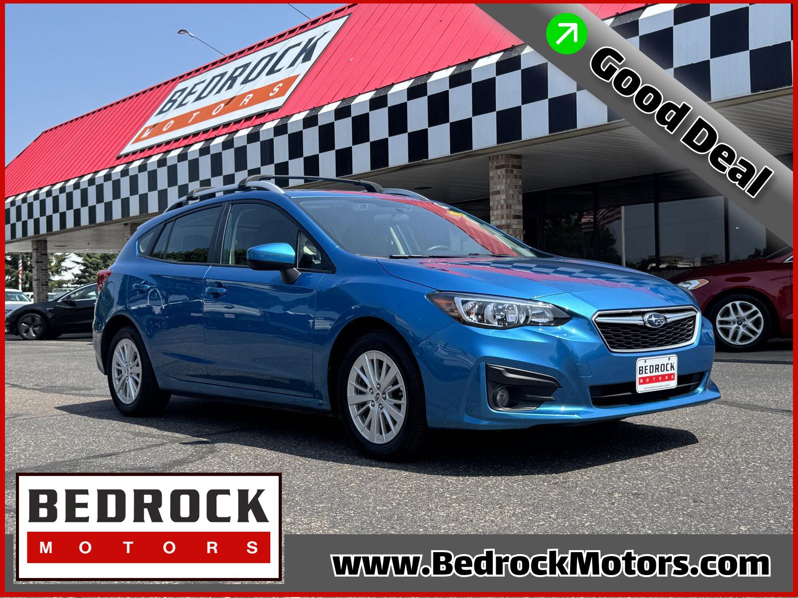 Island Blue Pearl 2018 Subaru Impreza Hatchback All-Wheel Drive Continuously Variable Transmission
