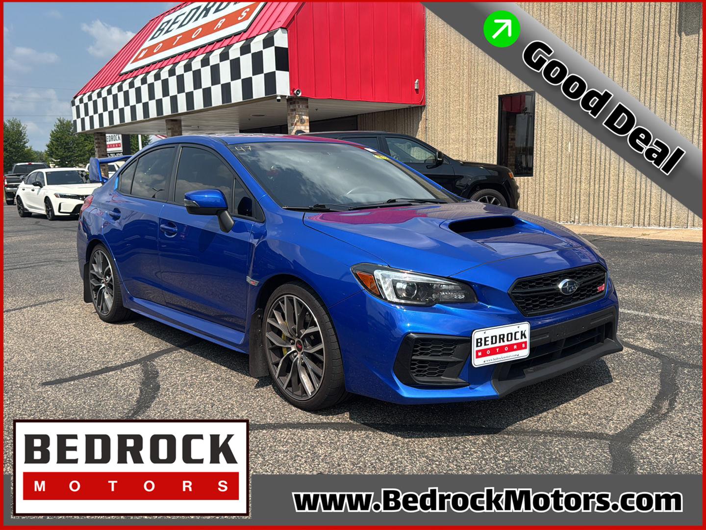 WR Blue Pearl 2020 Subaru WRX STI Sedan All-Wheel Drive Manual