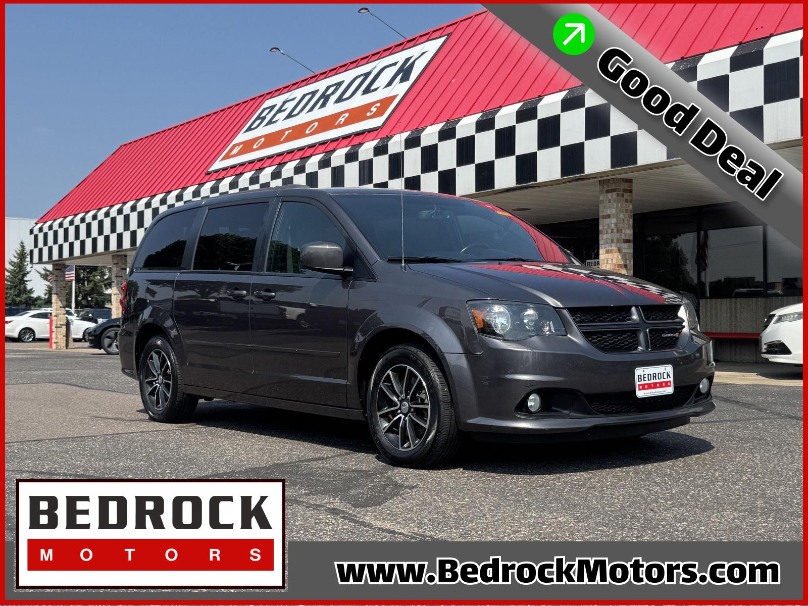 Gray (Granite Pearlcoat) 2017 Dodge Grand Caravan Minivan Front-Wheel Drive 6-Speed Automatic