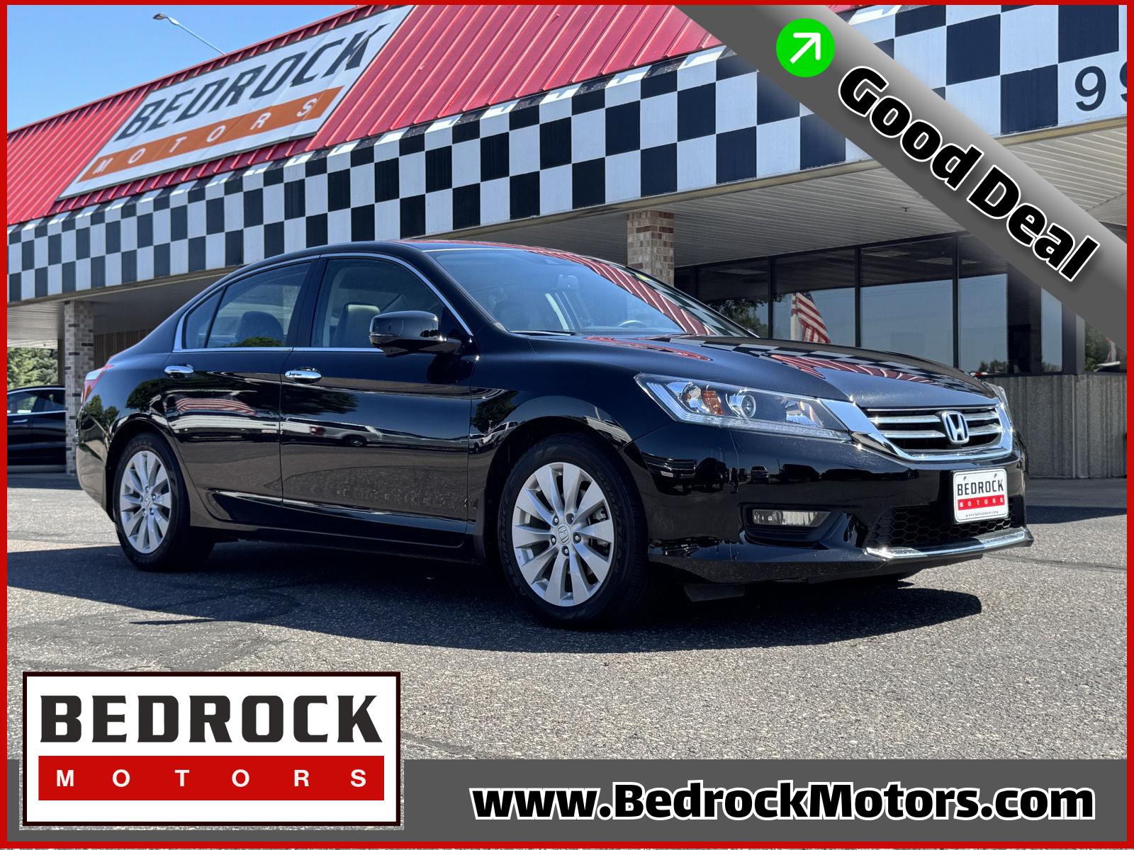 Crystal Black Pearl 2014 Honda Accord Sedan Front-Wheel Drive Continuously Variable Transmission