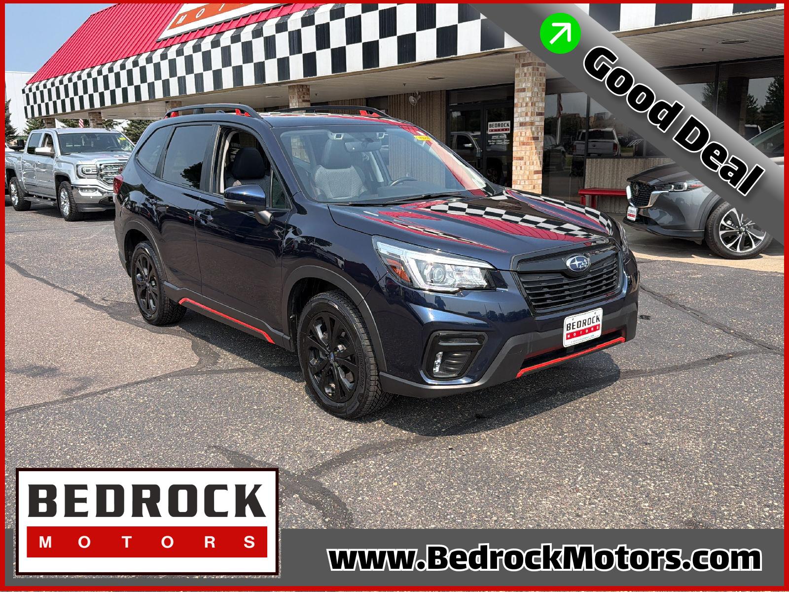 Dark Blue Pearl 2020 Subaru Forester SUV / Crossover All-Wheel Drive Continuously Variable Transmission