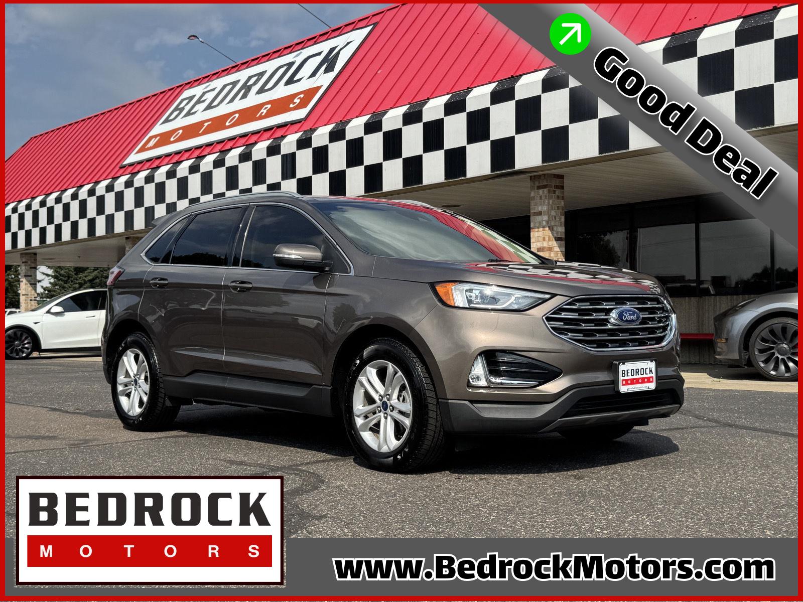 Stone Gray 2019 Ford Edge SUV / Crossover Front-Wheel Drive 8-Speed Automatic