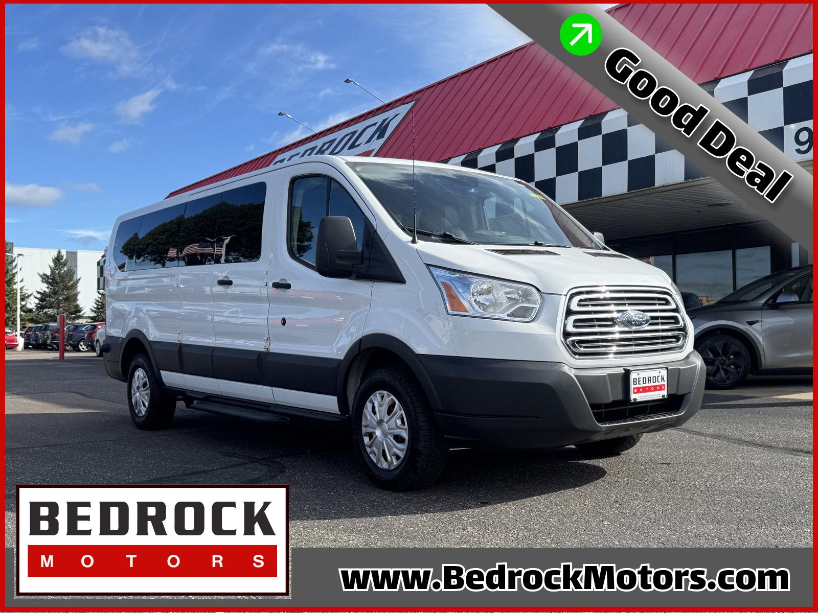 2016 Ford Transit Passenger 350 XLT Low Roof LWB RWD with 60/40 Passenger-Side Doors