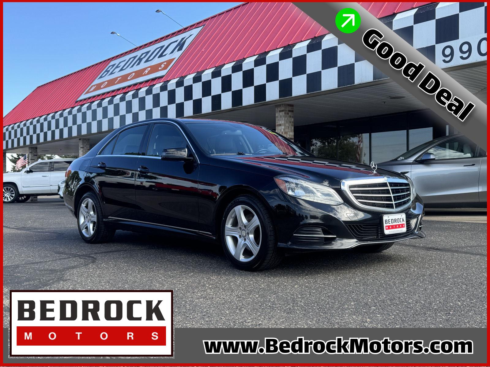 Black 2014 Mercedes-Benz E-Class Sedan All-Wheel Drive Automatic