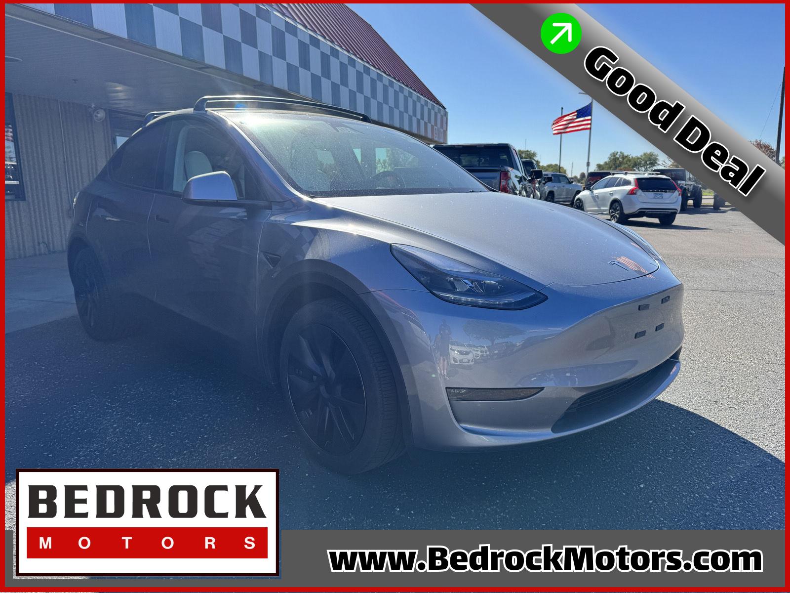Gray (Stealth Grey) 2024 Tesla Model Y SUV / Crossover All-Wheel Drive Automatic