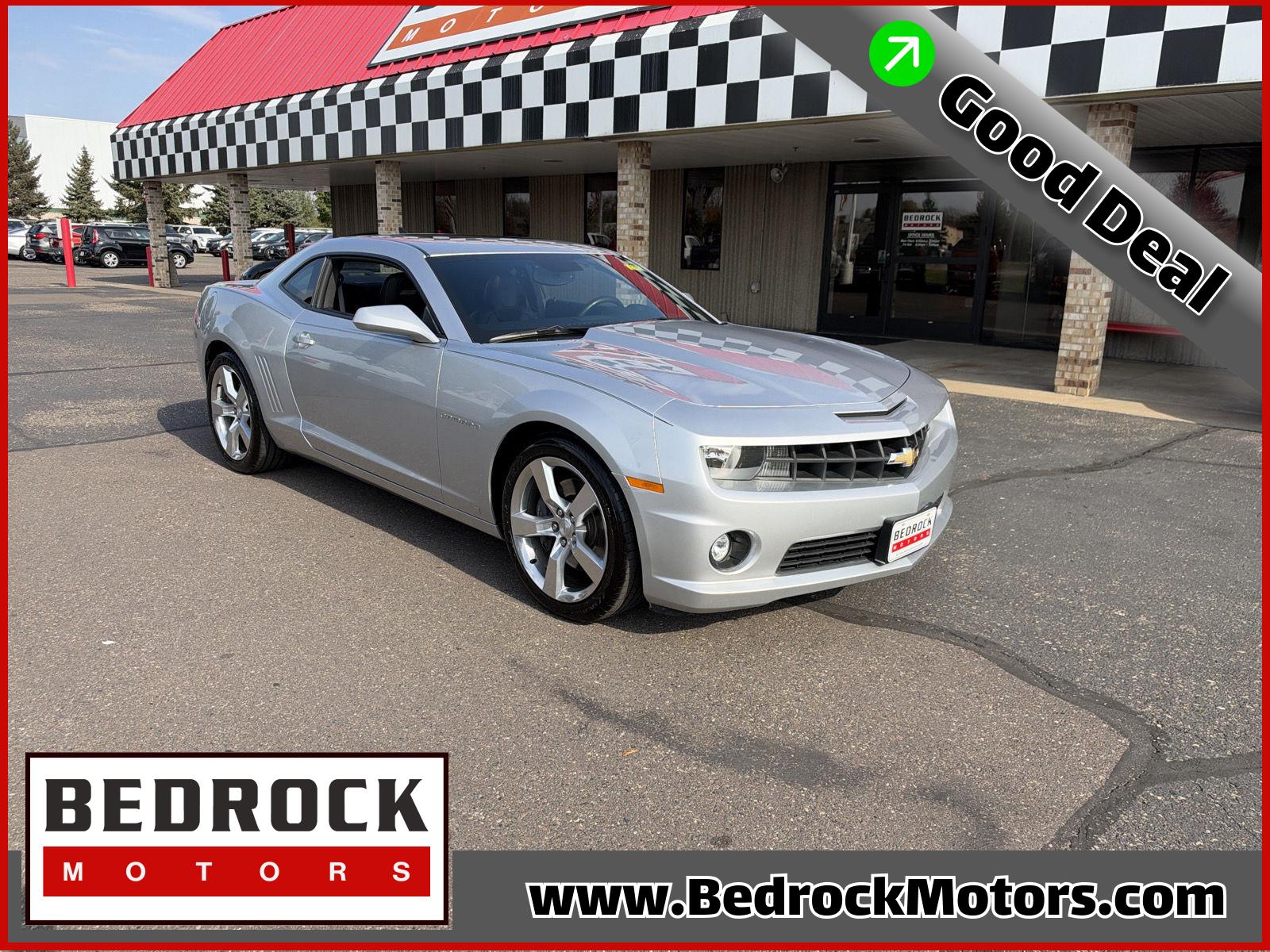 Silver Ice Metallic 2010 Chevrolet Camaro Coupe Rear-Wheel Drive 6-Speed Automatic