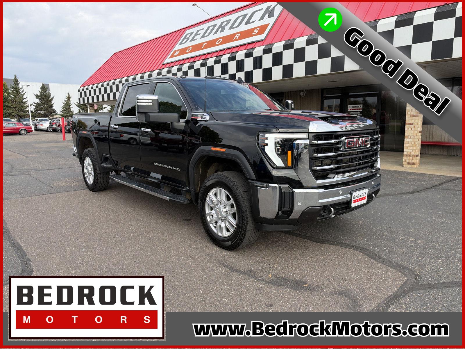 Onyx Black 2024 GMC Sierra 3500HD Pickup Truck Four-Wheel Drive Automatic
