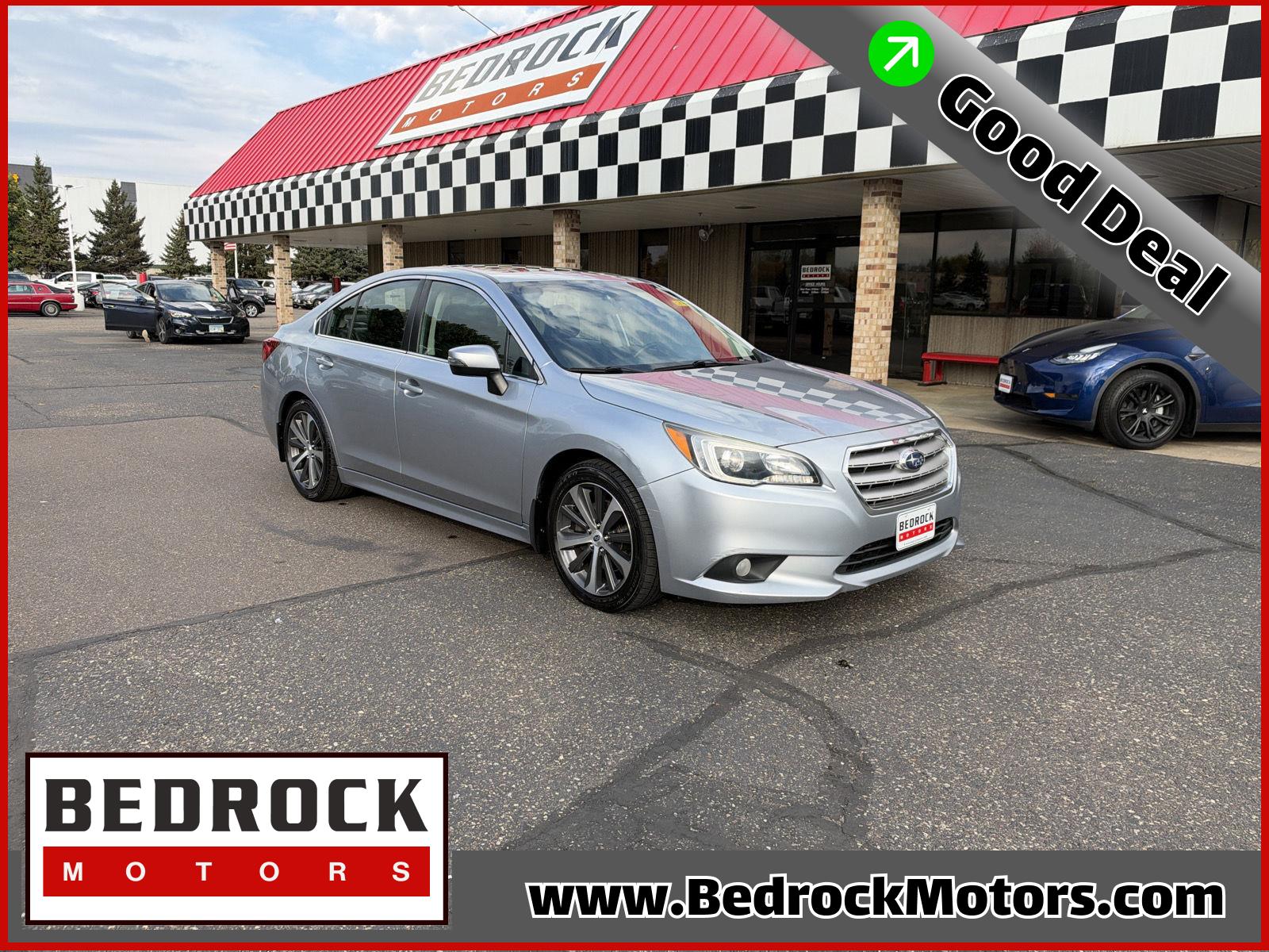 Ice Silver Metallic 2017 Subaru Legacy Sedan All-Wheel Drive Continuously Variable Transmission