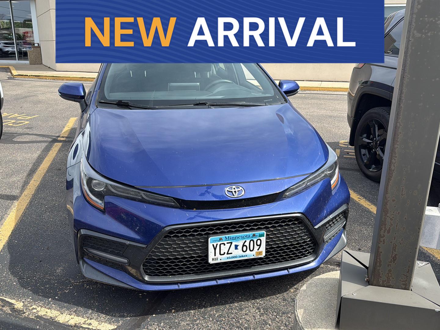 Blue Crush Metallic 2020 Toyota Corolla Sedan Front-Wheel Drive Continuously Variable Transmission