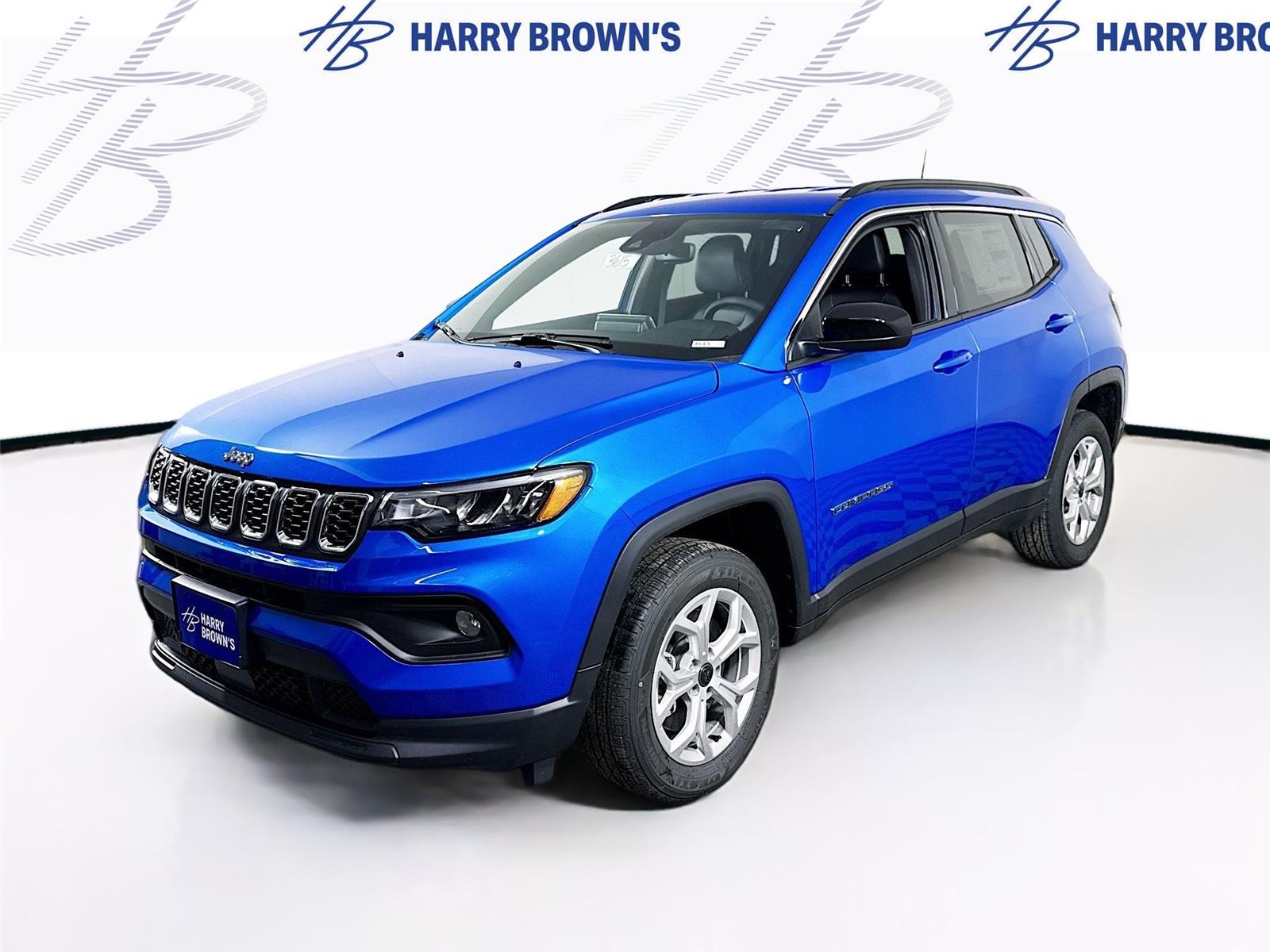 Hydro Blue Pearlcoat 2026 Jeep Compass Latitude 4WD SUV / Crossover Four-Wheel Drive 8-Speed Automatic