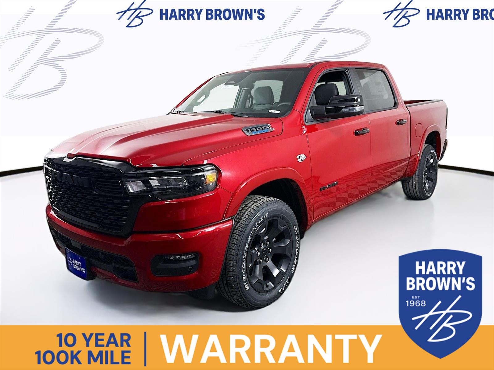 Molten Red Pearlcoat 2026 RAM 1500 Pickup Truck Four-Wheel Drive 8-Speed Automatic