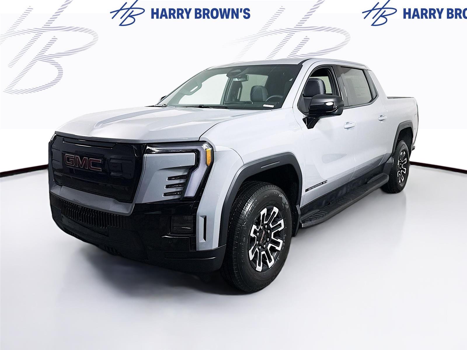 Thunderstorm Gray 2026 GMC Sierra EV Elevation Crew Cab (Extended Range) e4WD Pickup Truck All-Wheel Drive Automatic