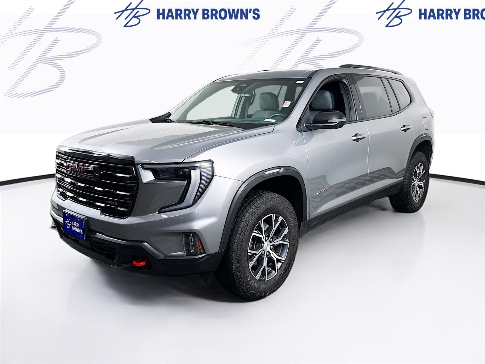 Sterling Metallic 2024 GMC Acadia AT4 AWD SUV / Crossover Four-Wheel Drive 8-Speed Automatic