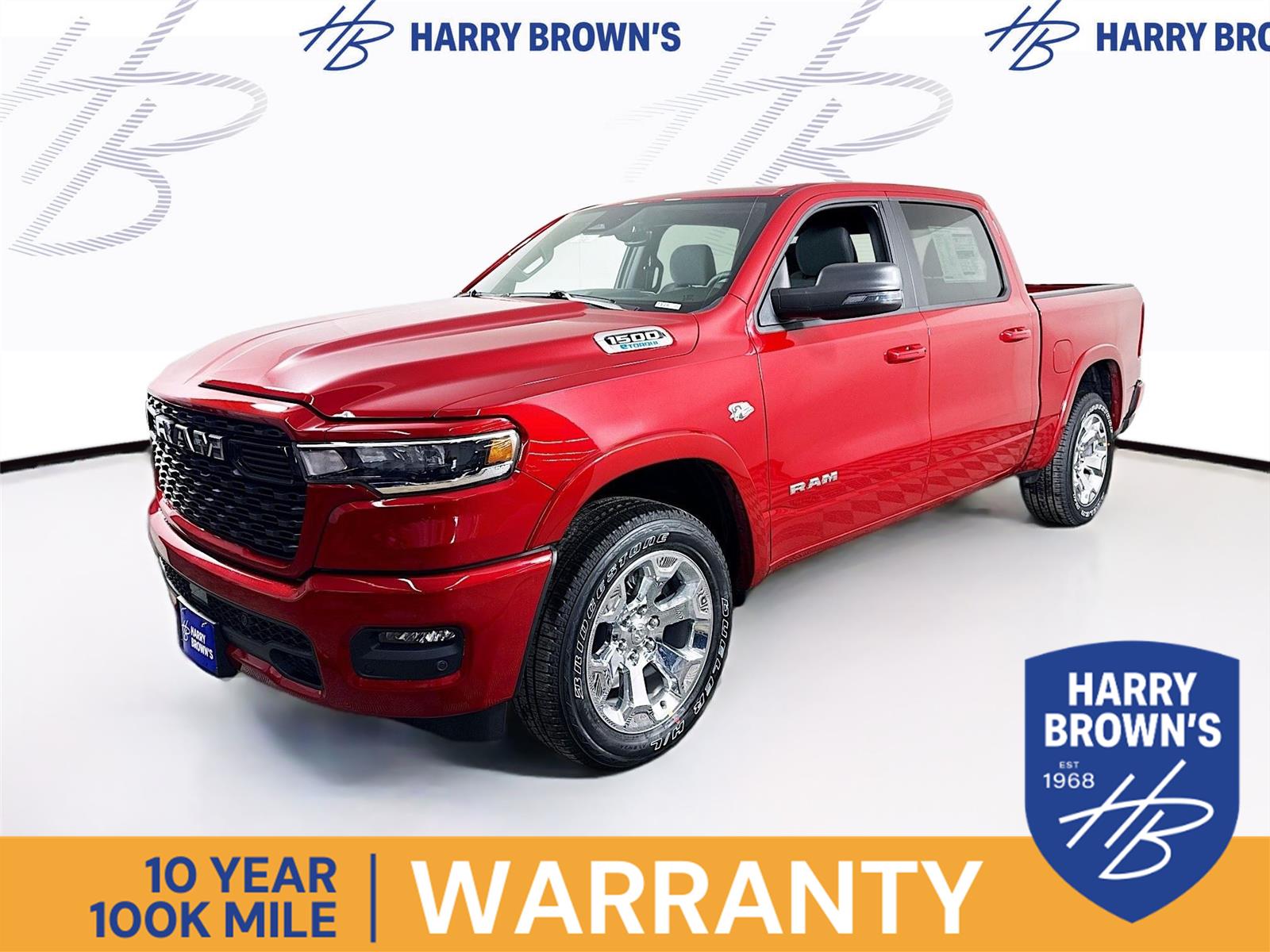 Molten Red Pearlcoat 2026 RAM 1500 Pickup Truck Four-Wheel Drive 8-Speed Automatic