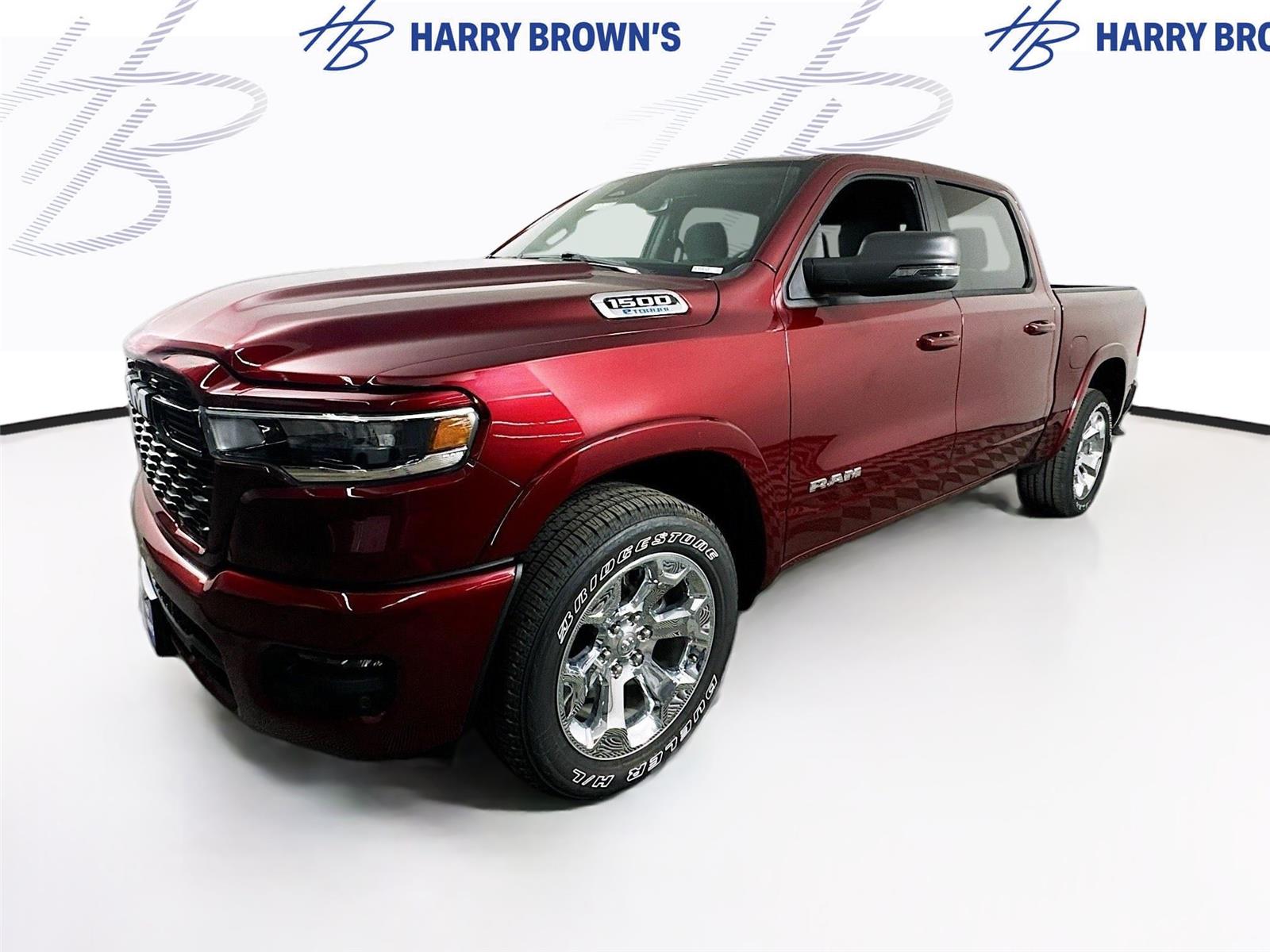 Delmonico Red Pearlcoat 2025 RAM 1500 Big Horn Crew Cab 4WD Pickup Truck Four-Wheel Drive 8-Speed Automatic