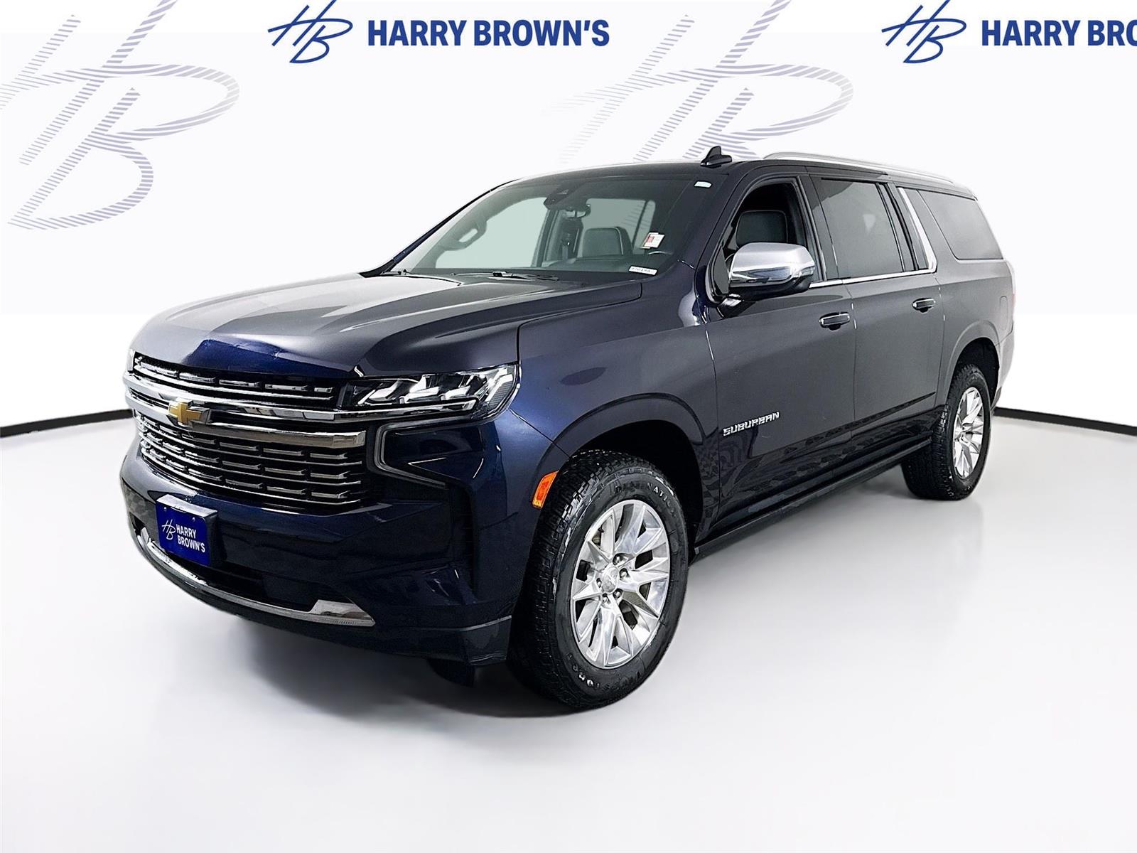 Midnight Blue Metallic 2022 Chevrolet Suburban Premier 4WD SUV / Crossover Four-Wheel Drive Automatic