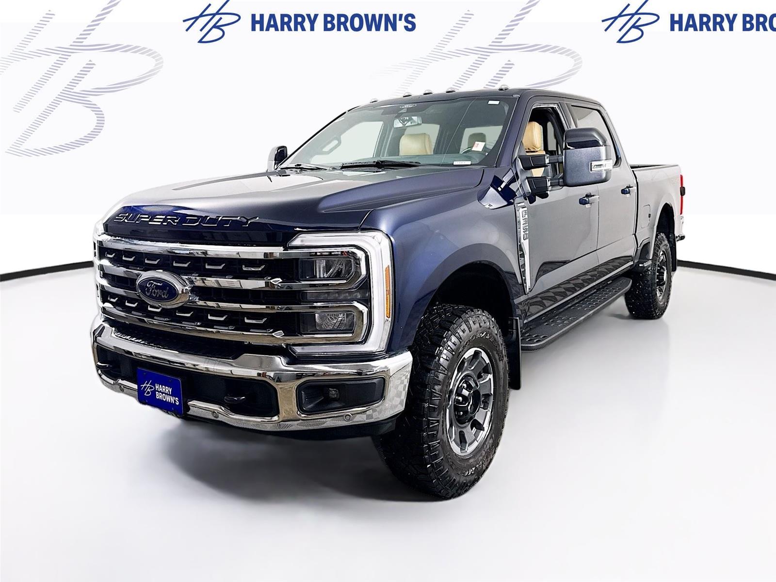 Antimatter Blue 2024 Ford F-350 Super Duty Lariat Crew Cab 4WD Pickup Truck Four-Wheel Drive Automatic