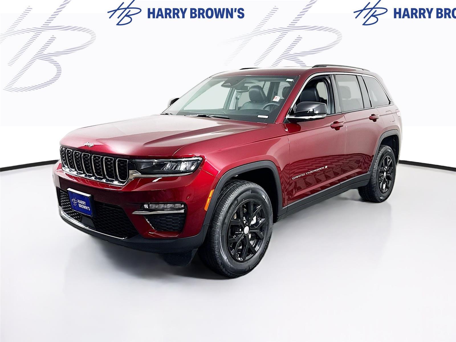 Velvet Red Pearlcoat 2023 Jeep Grand Cherokee Limited 4WD SUV / Crossover Four-Wheel Drive 8-Speed Automatic