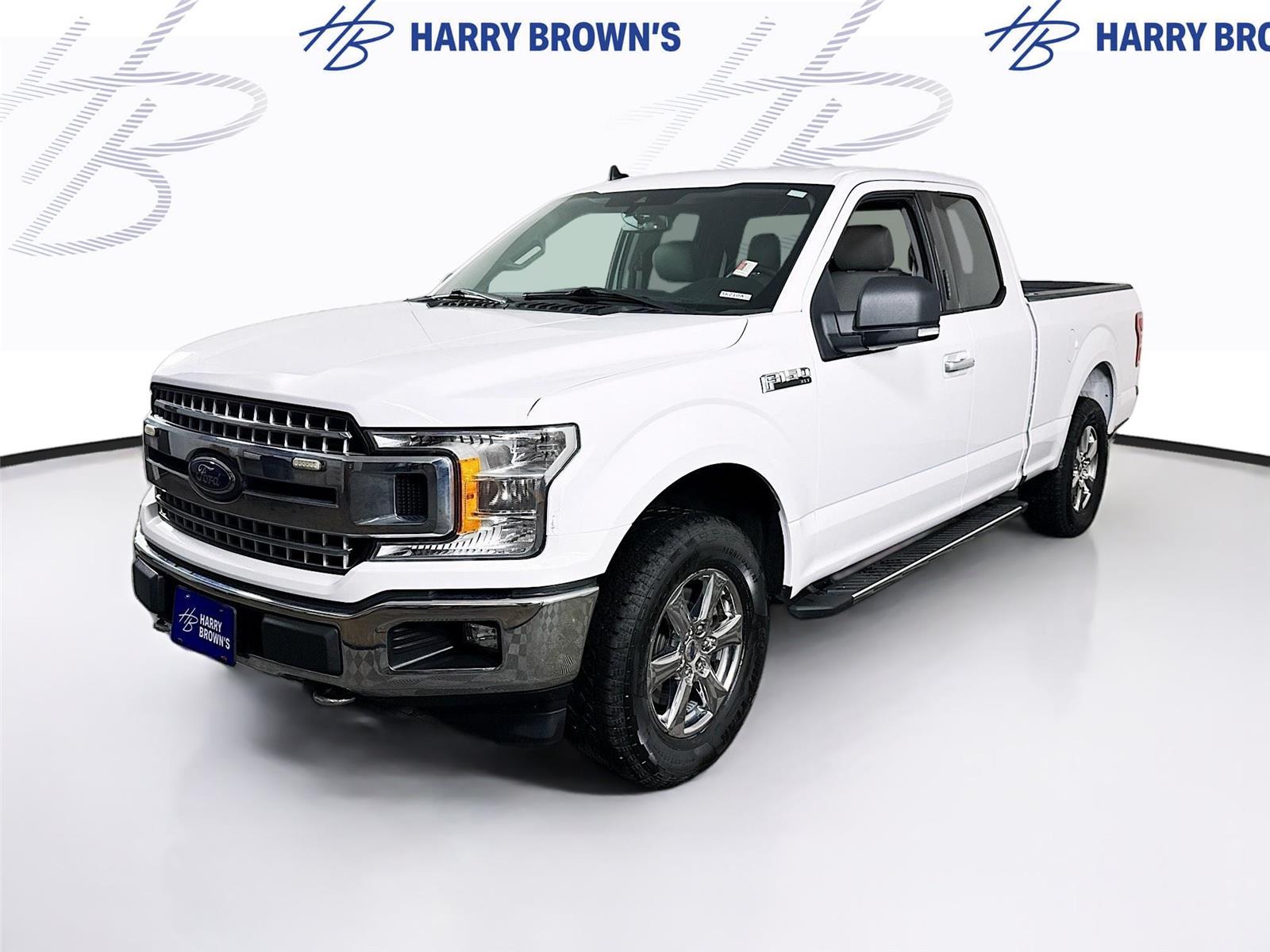 Oxford White 2019 Ford F-150 XLT SuperCab 4WD Pickup Truck Four-Wheel Drive Automatic