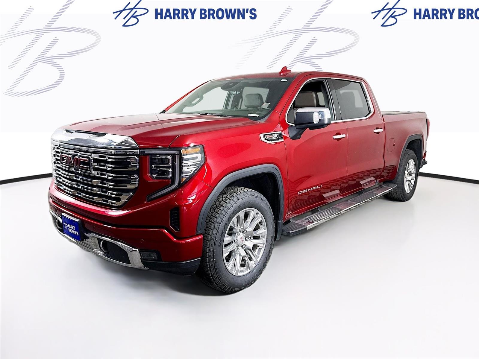 Volcanic Red Tintcoat 2024 GMC Sierra 1500 Denali Crew Cab 4WD Pickup Truck Four-Wheel Drive Automatic