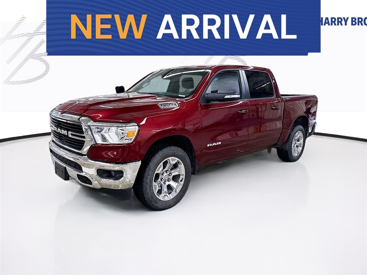 Delmonico Red Pearlcoat 2021 RAM 1500 Big Horn Crew Cab 4WD Pickup Truck Four-Wheel Drive 8-Speed Automatic