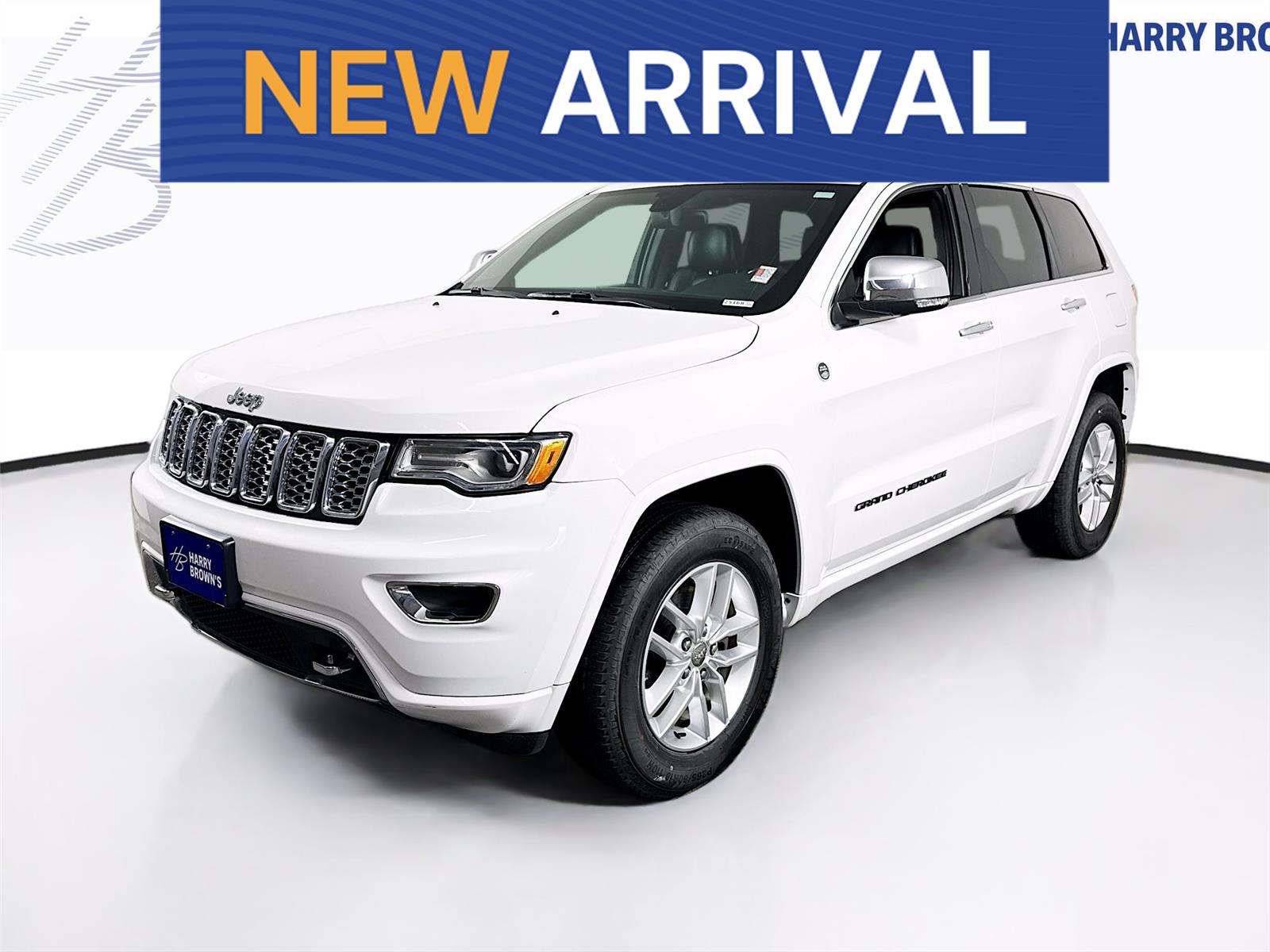 Bright White Clearcoat 2017 Jeep Grand Cherokee Overland 4WD SUV / Crossover Four-Wheel Drive 8-Speed Automatic