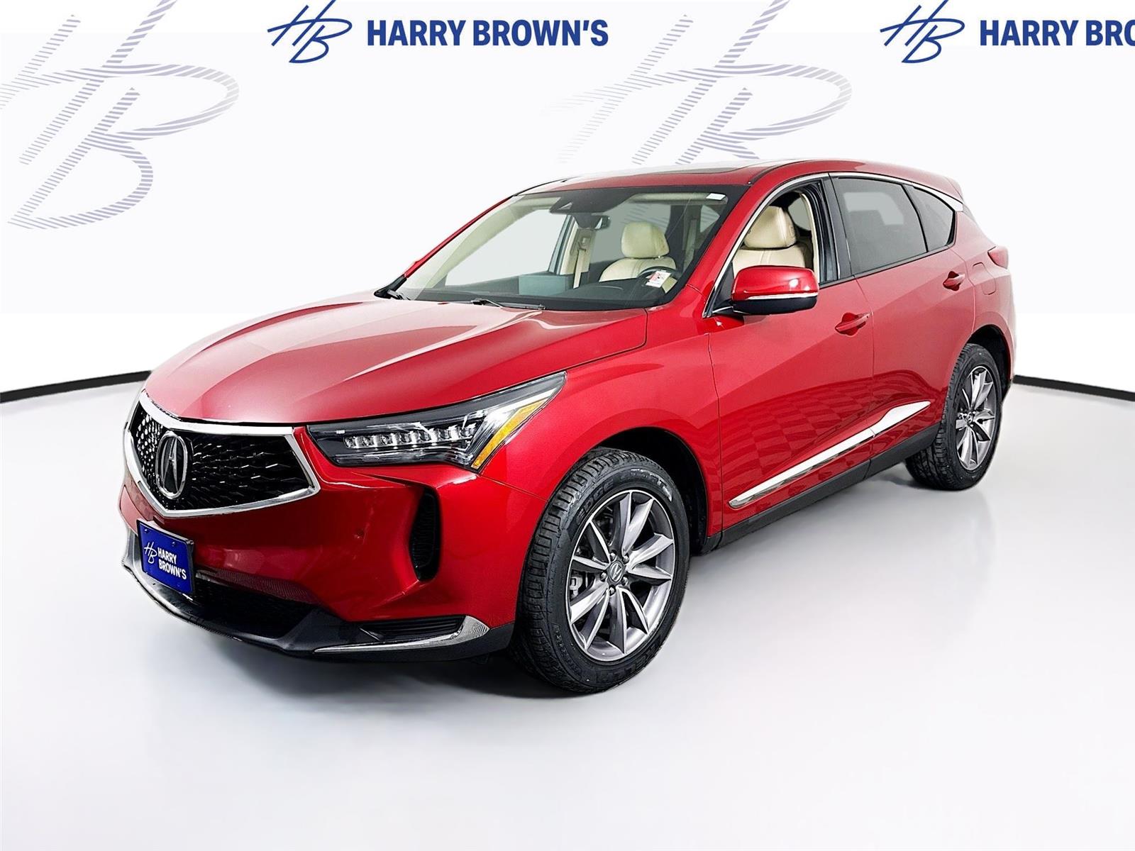 Performance Red Pearl 2022 Acura RDX SH-AWD with Technology Package SUV / Crossover All-Wheel Drive Automatic