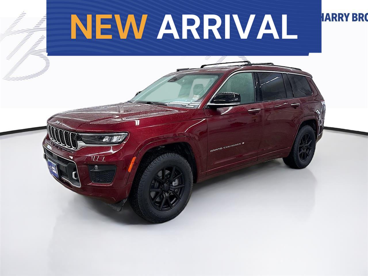 Velvet Red Pearlcoat 2023 Jeep Grand Cherokee L Overland 4WD SUV / Crossover Four-Wheel Drive 8-Speed Automatic