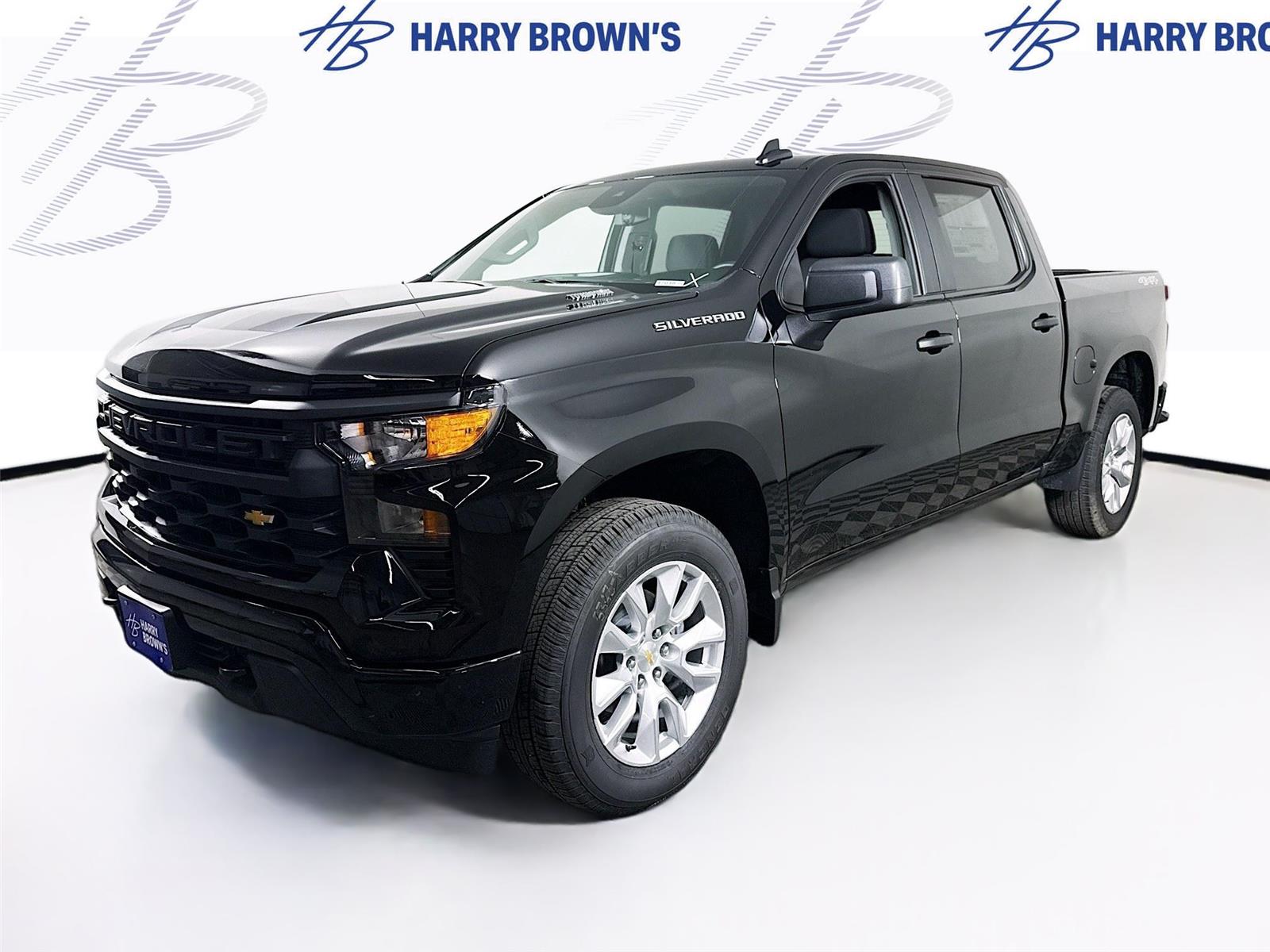 Black 2026 Chevrolet Silverado 1500 Pickup Truck Four-Wheel Drive 8-Speed Automatic
