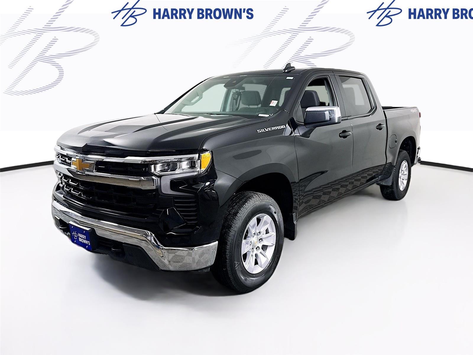 Black 2026 Chevrolet Silverado 1500 Pickup Truck Four-Wheel Drive Automatic