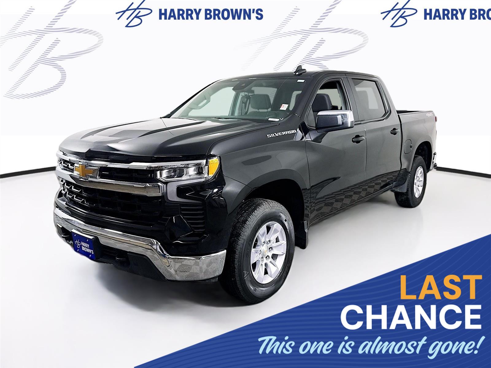 Black 2026 Chevrolet Silverado 1500 Pickup Truck Four-Wheel Drive Automatic