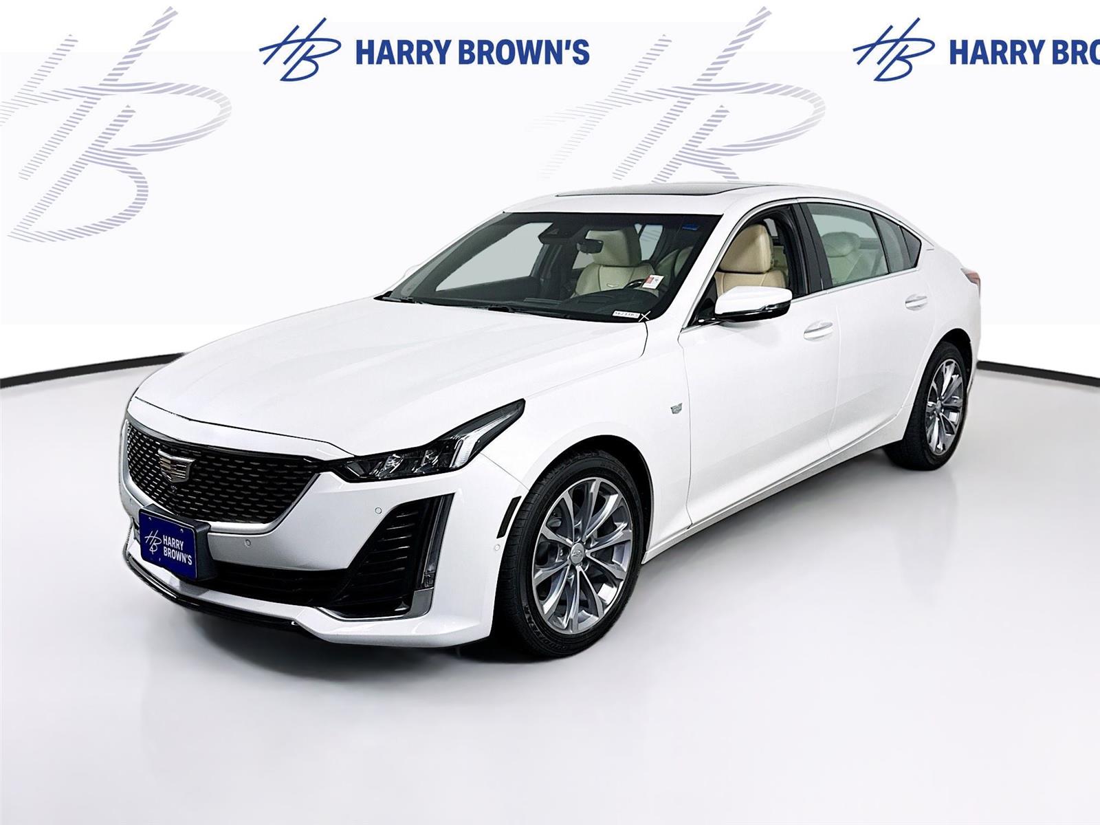 Crystal White Tricoat 2021 Cadillac CT5 Premium Luxury Sedan AWD Sedan All-Wheel Drive Automatic