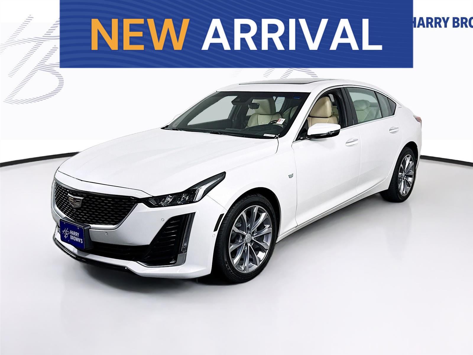Crystal White Tricoat 2021 Cadillac CT5 Premium Luxury Sedan AWD Sedan All-Wheel Drive Automatic