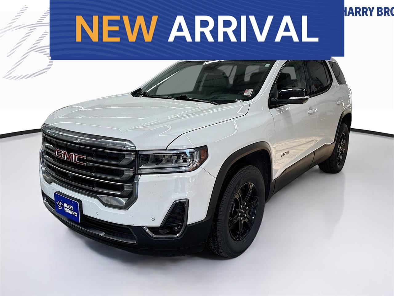 Summit White 2022 GMC Acadia AT4 AWD SUV / Crossover Four-Wheel Drive 9-Speed Automatic