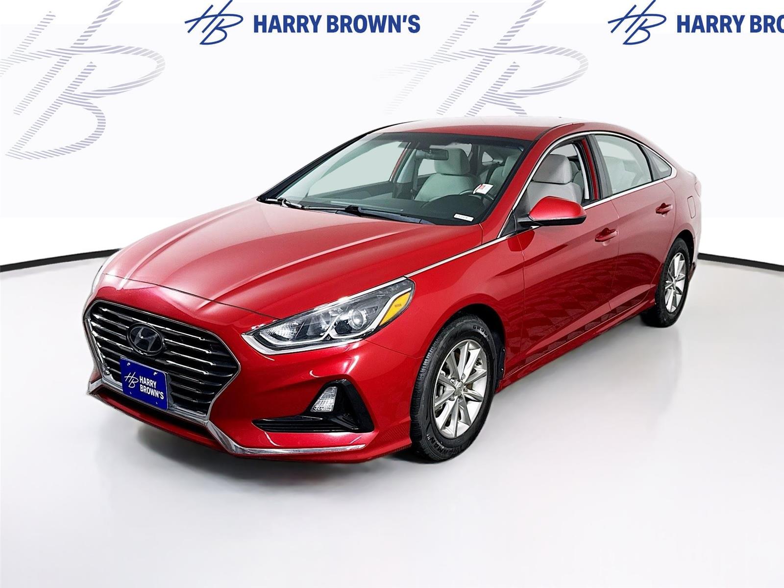 Scarlet Red 2018 Hyundai Sonata Sedan Front-Wheel Drive Automatic