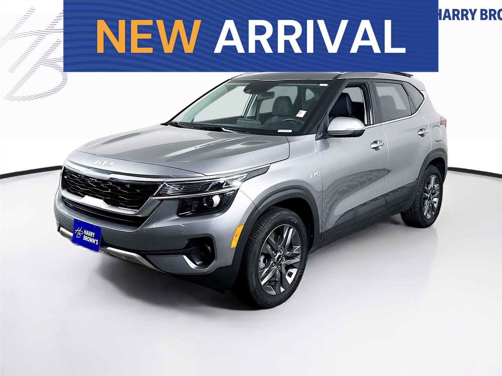 Steel Gray 2023 Kia Seltos S AWD SUV / Crossover All-Wheel Drive Continuously Variable Transmission