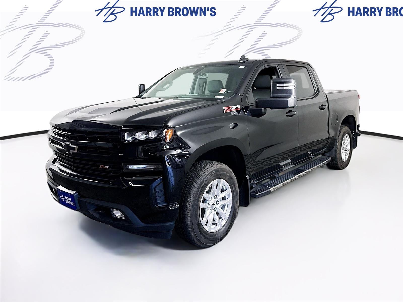 Black 2020 Chevrolet Silverado 1500 Pickup Truck Four-Wheel Drive 8-Speed Automatic