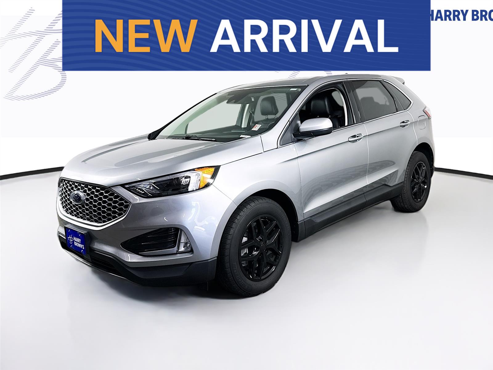 Iconic Silver 2024 Ford Edge SEL AWD SUV / Crossover All-Wheel Drive 8-Speed Automatic
