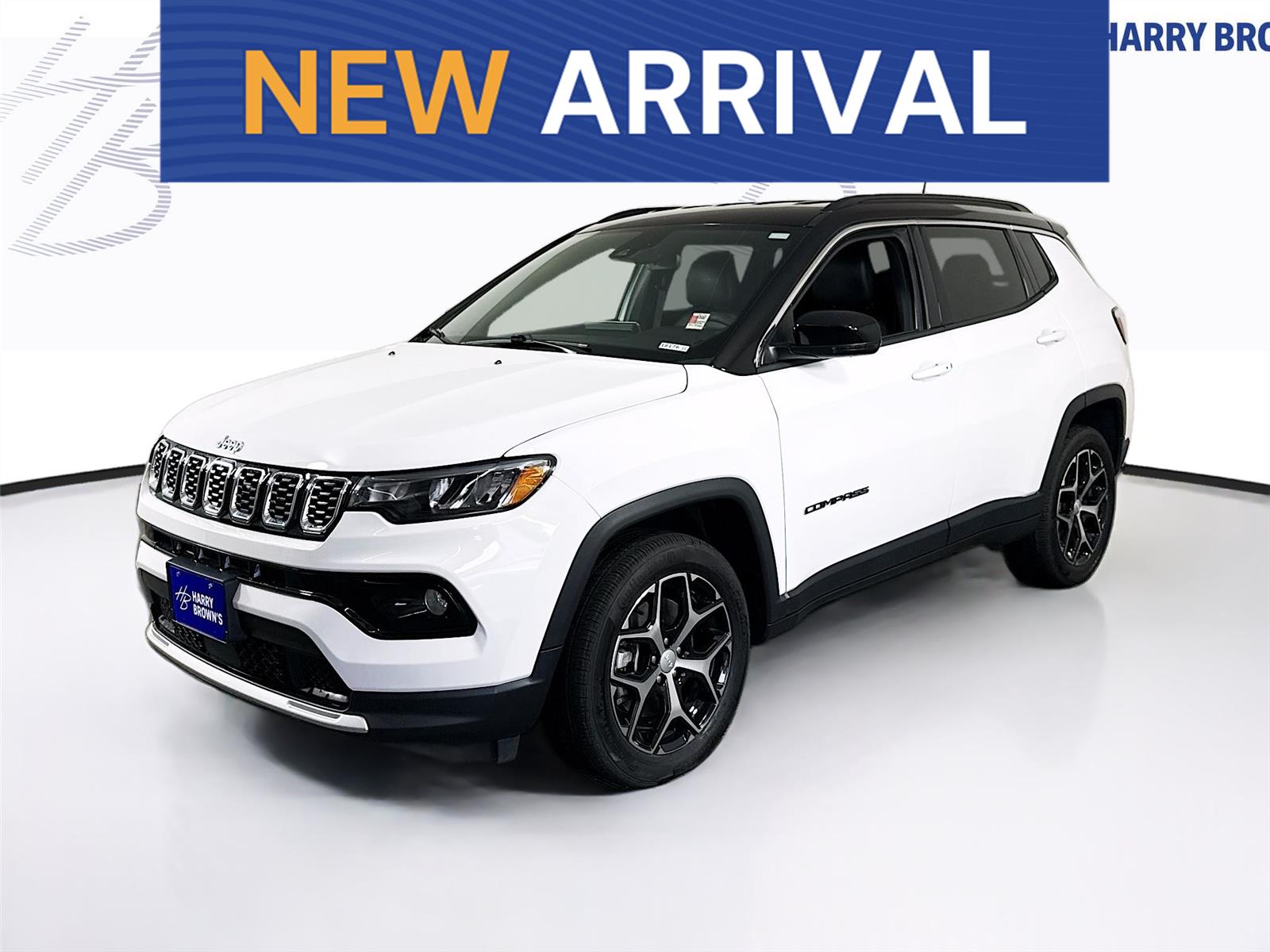 Bright White Clearcoat 2024 Jeep Compass Limited 4WD SUV / Crossover Four-Wheel Drive 8-Speed Automatic
