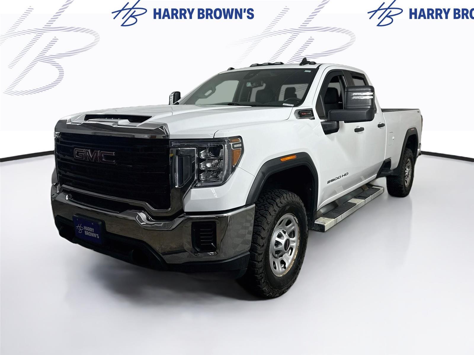 Summit White 2021 GMC Sierra 2500HD Pickup Truck Four-Wheel Drive 6-Speed Automatic